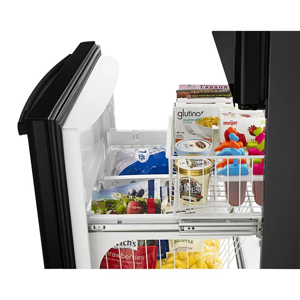 Amana ABB2224BRB 33-inch Wide Bottom-Freezer Refrigerator with EasyFreezer™ Pull-Out Drawer - 22 cu. ft. Capacity - Image 4