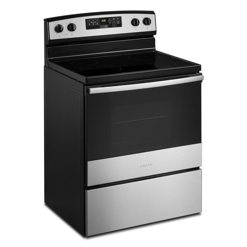 Amana AER6603SMS 30-inch Amana® Electric Range with Extra-Large Oven Window - Image 2