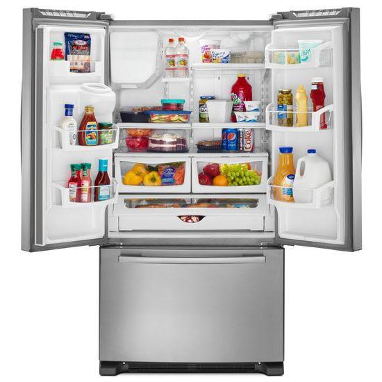 Amana AFI2539ERW 36-inch French Door Bottom-Freezer Refrigerator with Fast Cool Option - white - Image 4