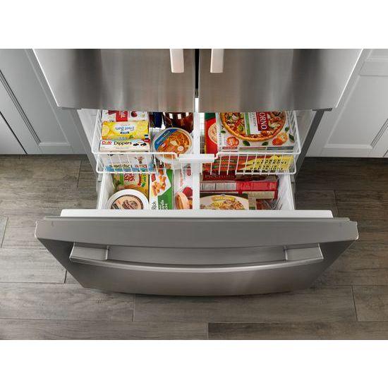 Amana AFI2539ERW 36-inch French Door Bottom-Freezer Refrigerator with Fast Cool Option - white - Image 6