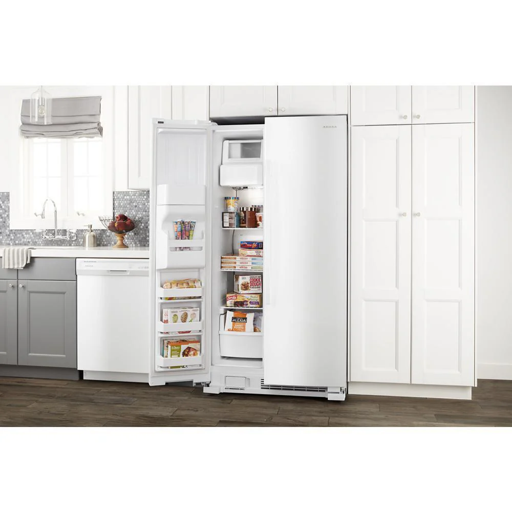 Amana ASI2575GRW 36-inch Wide Side-by-Side Refrigerator with Dual Pad External Ice and Water Dispenser - 25 Cu. Ft. - Image 5