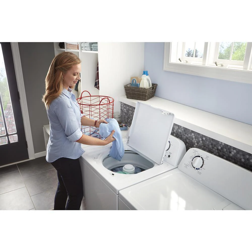 Amana NGD4655EW 6.5 cu. ft. Gas Dryer with Wrinkle Prevent Option - Image 9