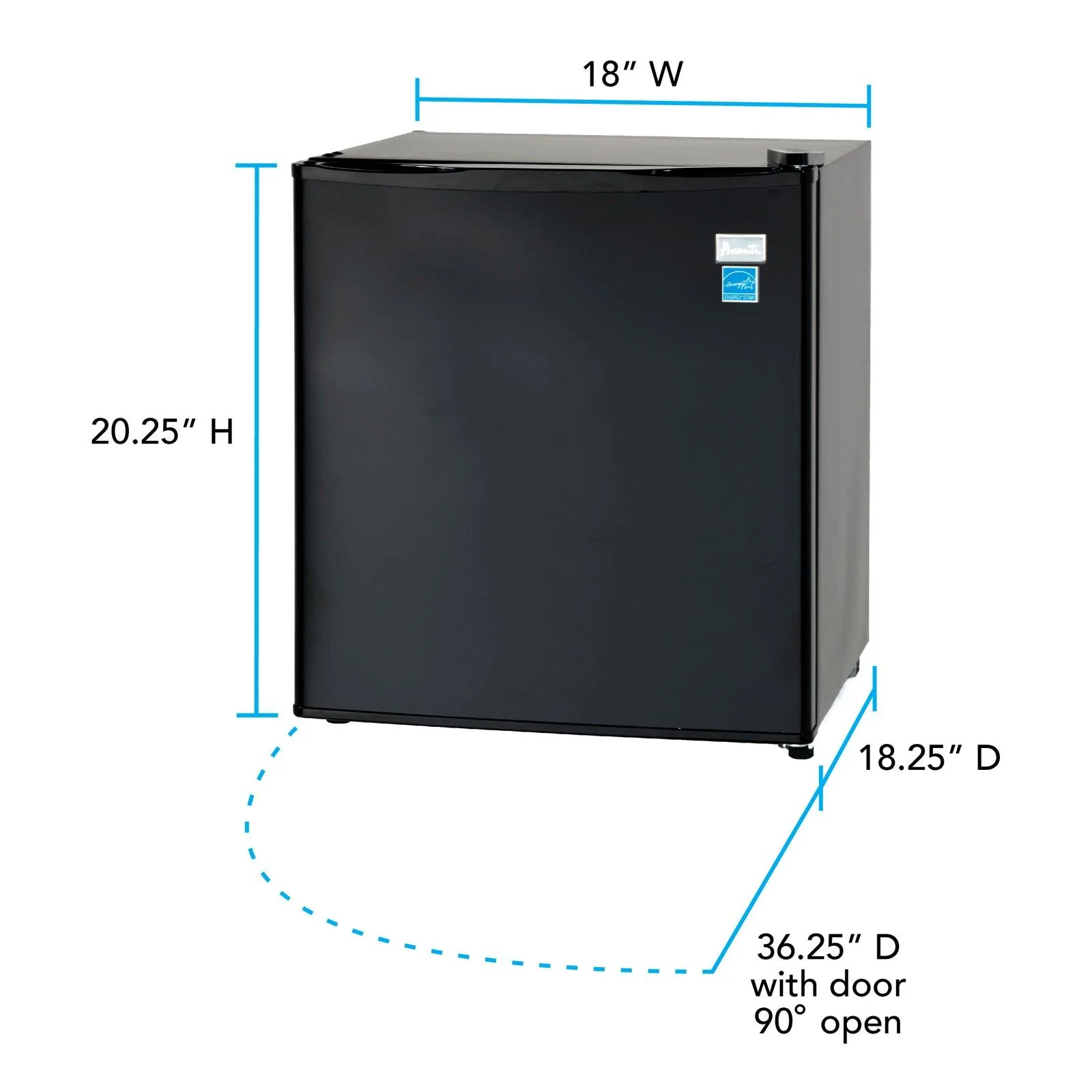 AR17T3S Avanti 1.7 cu. ft. Compact Refrigerator - Stainless Steel - Image 7