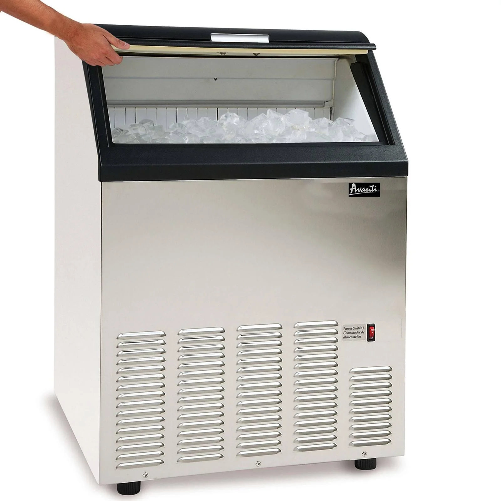 CIM102U3S Avanti Commercial Ice Maker - Stainless Steel / 102 lbs - Image 3