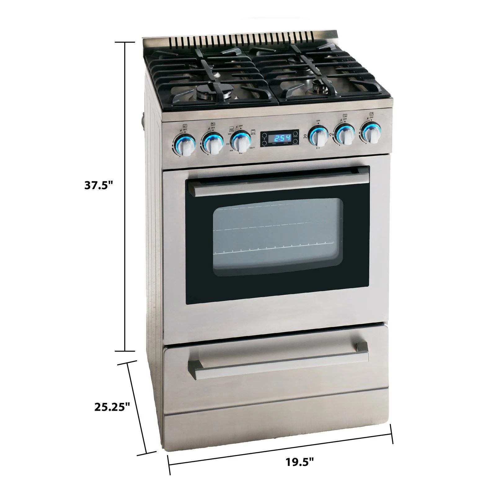 DGR24P3S Avanti ELITE Series 24" Gas Range Oven - Image 6