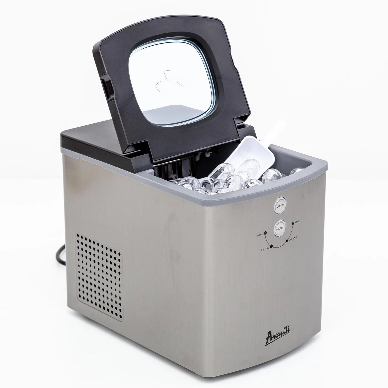 Avanti Portable Countertop Ice Maker - Stainless Steel / 33 lbs - Image 2