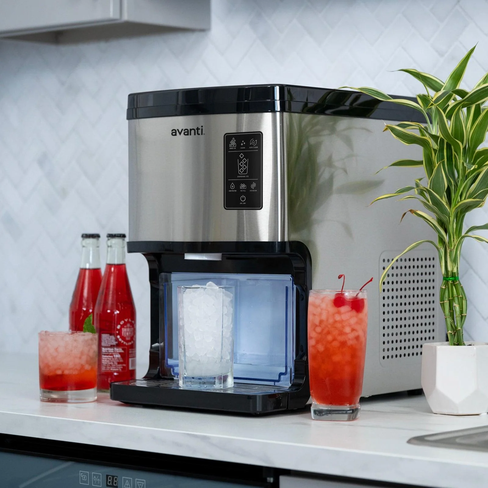 NIMDTS3326SIS Avanti Digital Nugget Ice Maker with Dispenser - Image 3