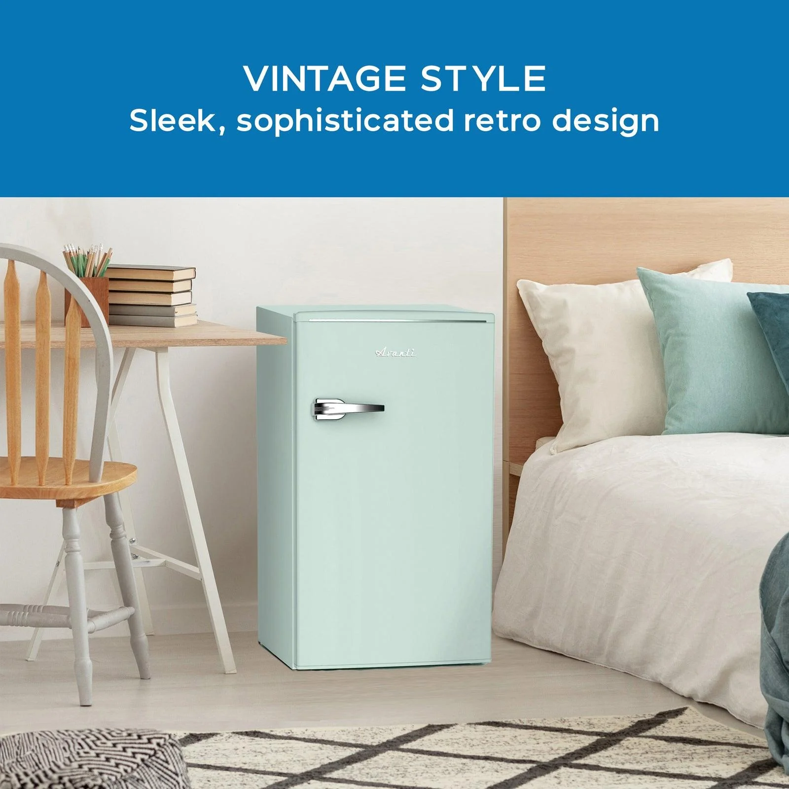 RMRS31X7GIS Avanti 3.0 Cu. Ft. Retro Compact Refrigerator - Seafoam Green - Image 29