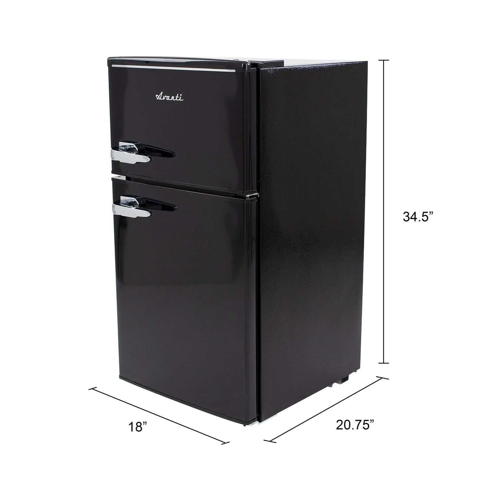 RMRT30X5RIS Avanti 3.0 Cu. Ft. Retro Compact Refrigerator - Red - Image 8