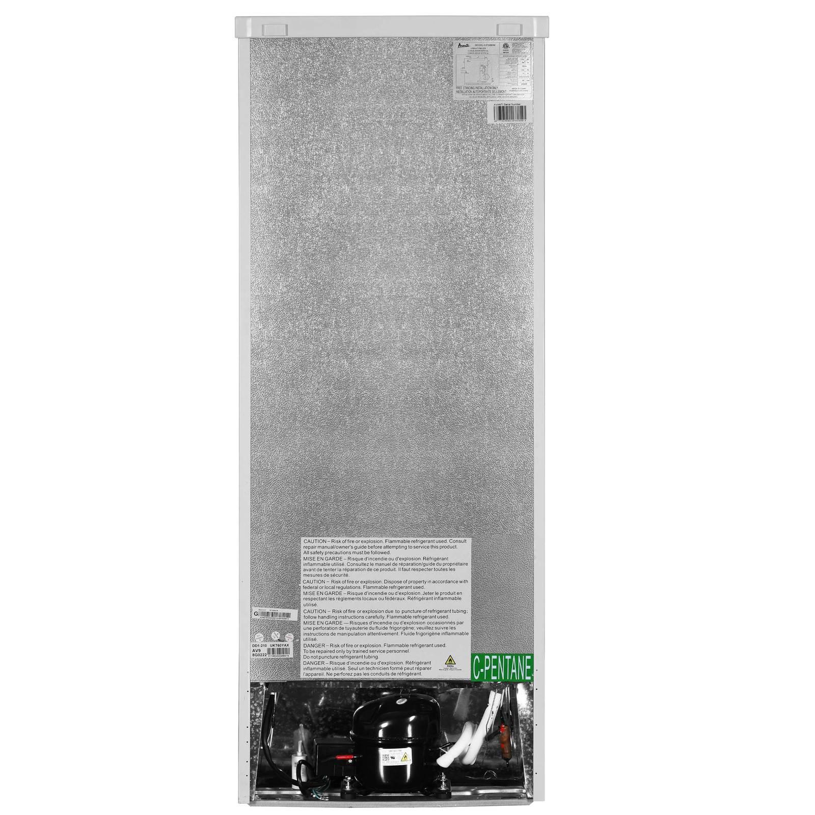 Avanti VF58B0W 5.8 cu. ft. Vertical Freezer - White / 5.8 cu. ft. - Image 3