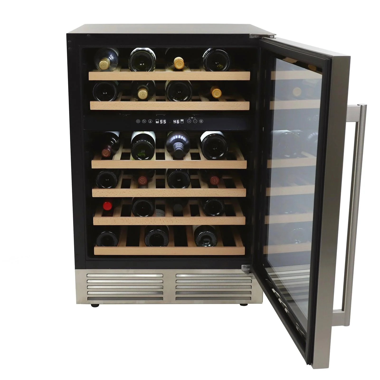 WCD46DZ3S Avanti DESIGNER Series Dual-Zone Wine Cooler, 46 Bottle Capacity - Stainless Steel / 46 Bottles - Image 5