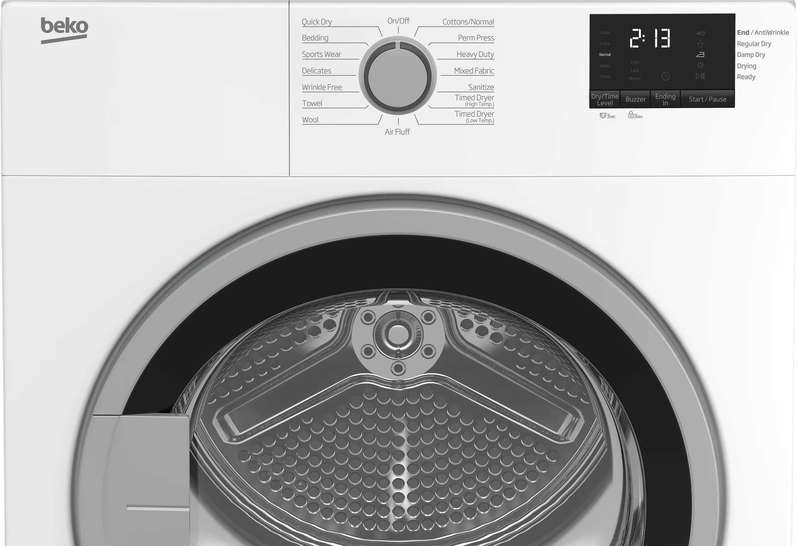Beko BDV7200X2 24" Electric Air Vented Front Load Dryer - Image 3