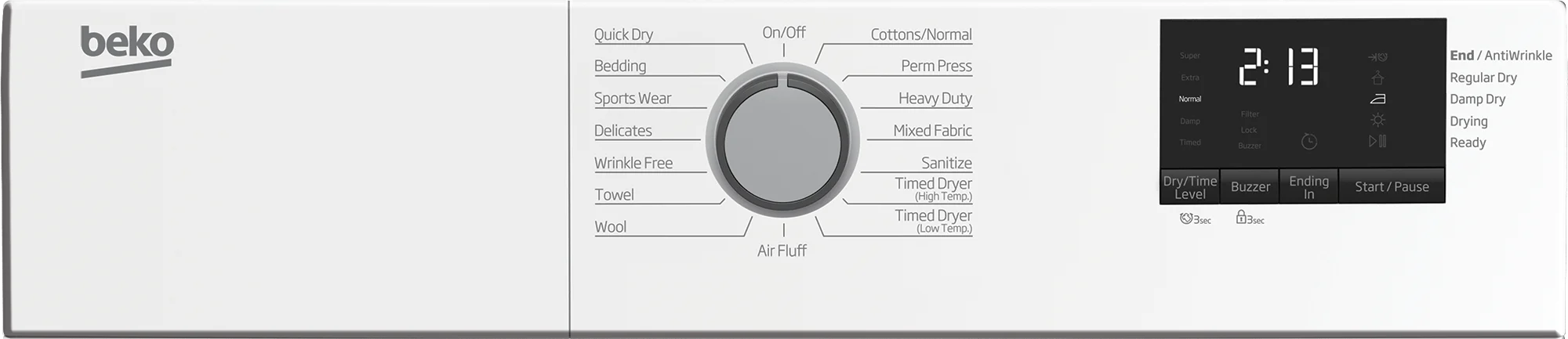 Beko BDV7200X2 24" Electric Air Vented Front Load Dryer - Image 4