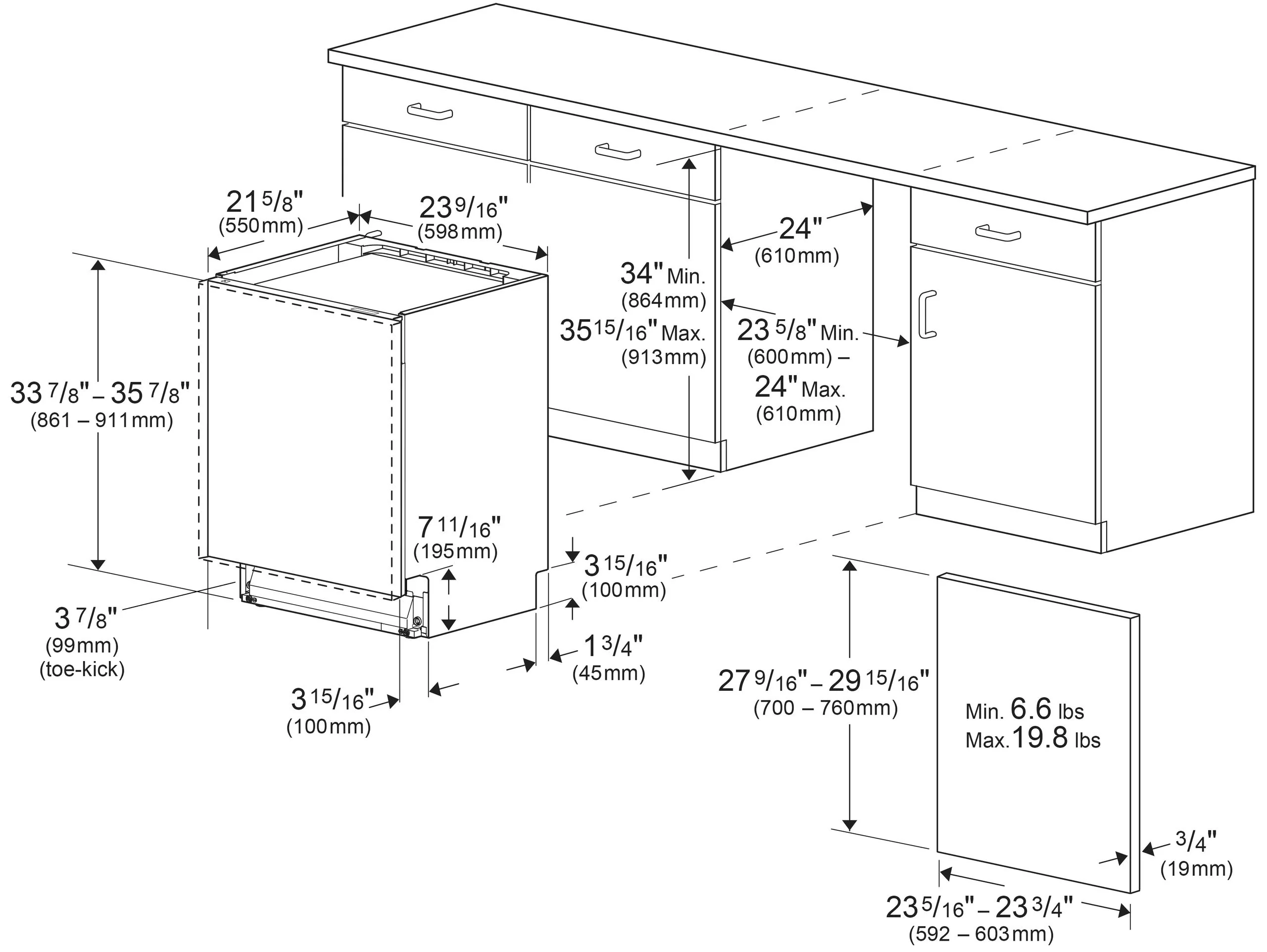 Beko DIT39434 Tall Tub Dishwasher with (16 place settings, 39.0 - Image 11