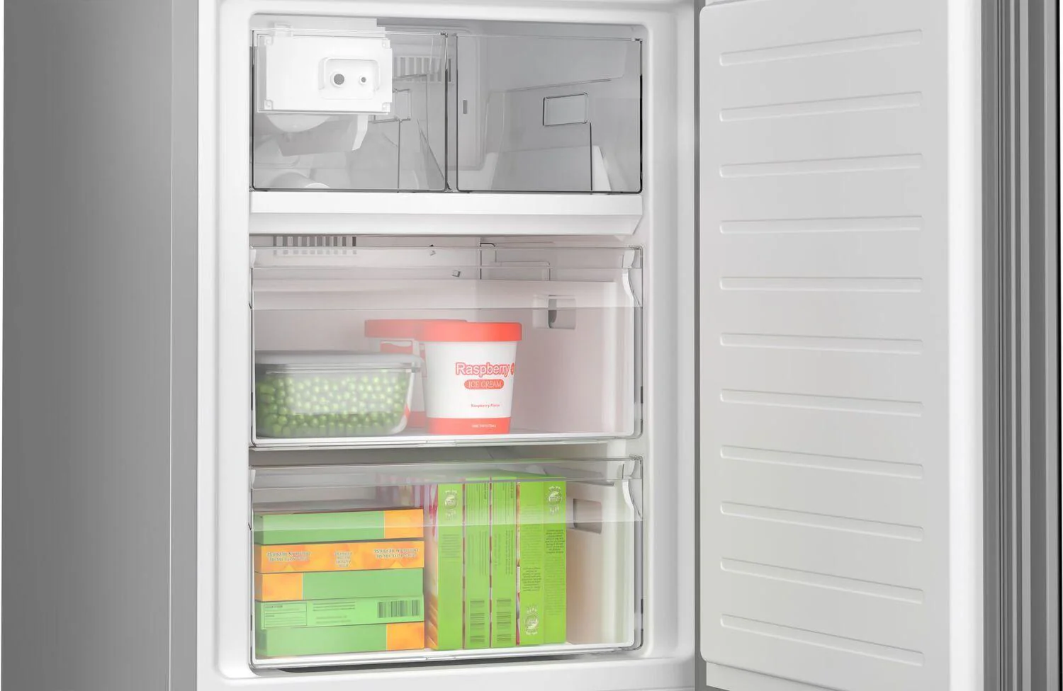 Bosch B24CB80ESB 800 Series, free-standing fridge-freezer with freezer at bottom, glass door, 24'', Black, Total No Frost - Image 7