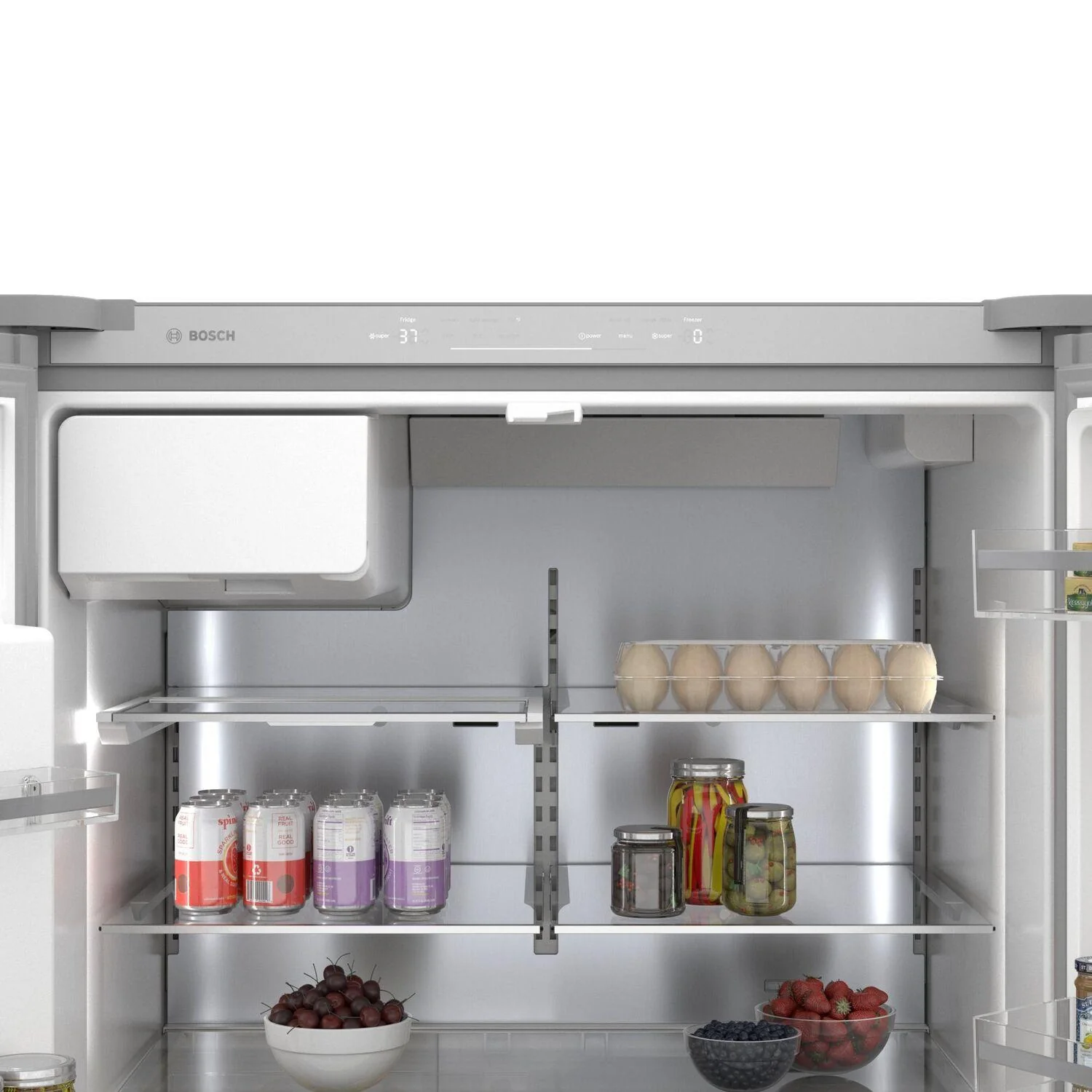 Bosch B36FD50SNS 500 Series French Door Bottom Mount Refrigerator 36" Stainless steel (with anti-fingerprint), Total No Frost - Image 5