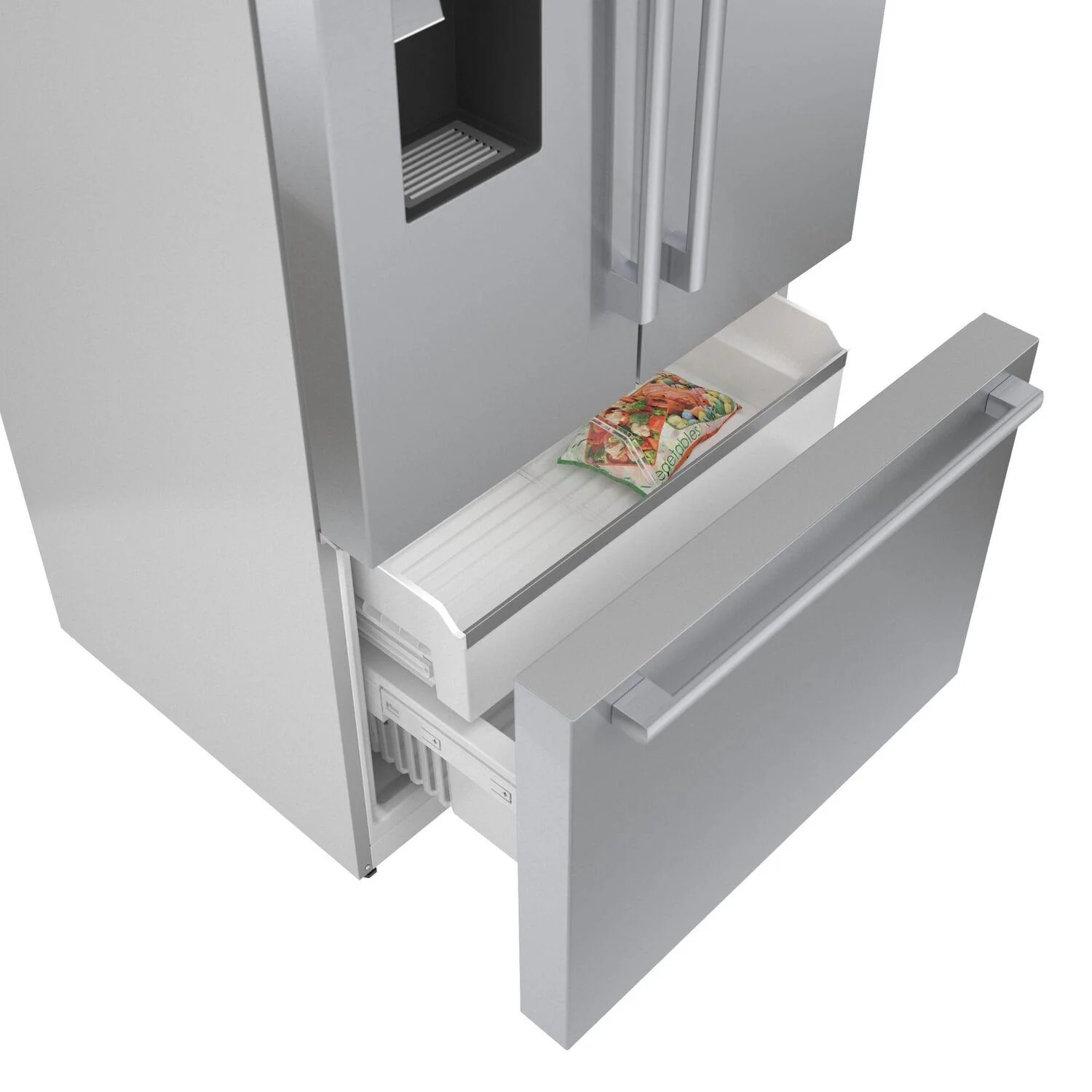 Bosch B36FD50SNS 500 Series French Door Bottom Mount Refrigerator 36" Stainless steel (with anti-fingerprint), Total No Frost - Image 8