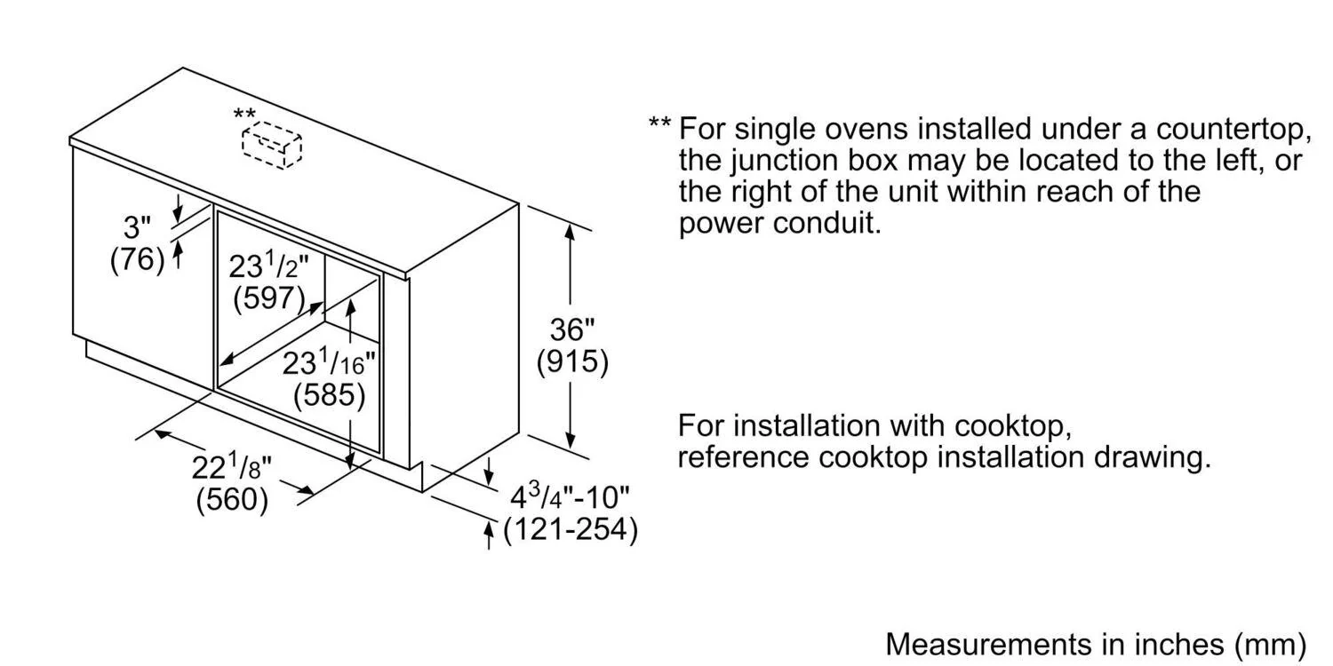 Bosch 500 Series, 24", Singe Wall Oven, Wifi Connectivity, Touch Control - Image 6