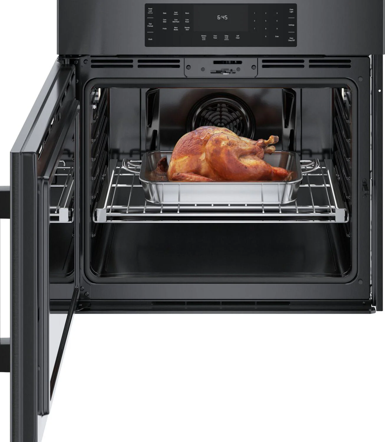 Bosch HBL8444LUC 800 Series Single Wall Oven 30" Left SideOpening Door, Black Stainless Steel - Image 10