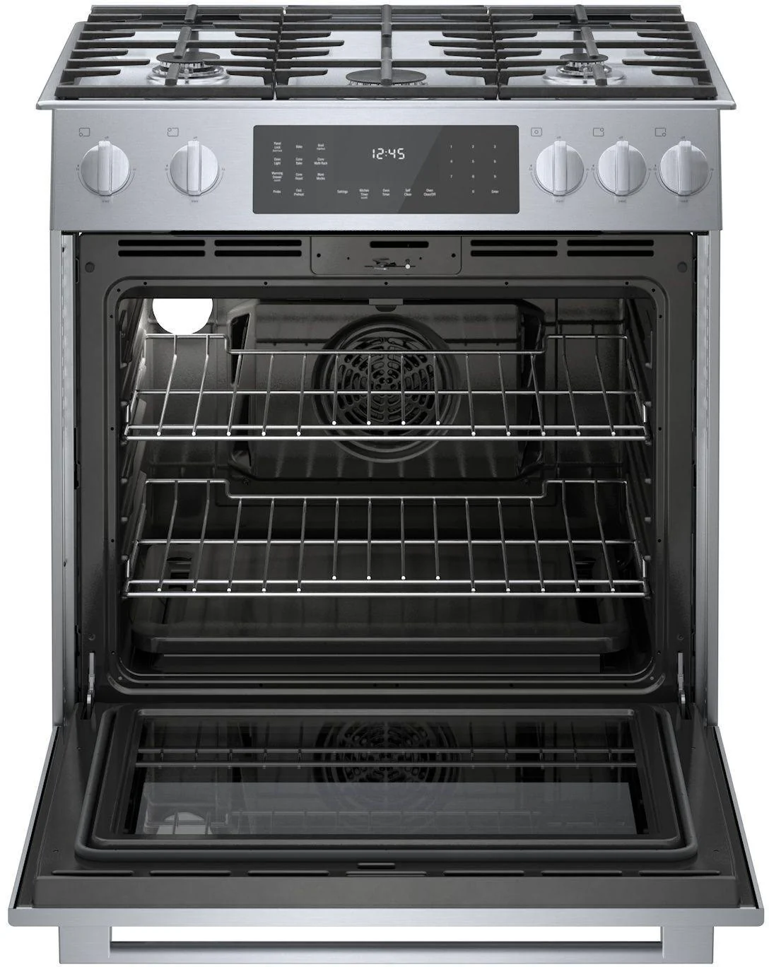 Bosch HDI8056U 800 Series, Dual fuel slide-in range, 30'', Stainless steel - Image 6