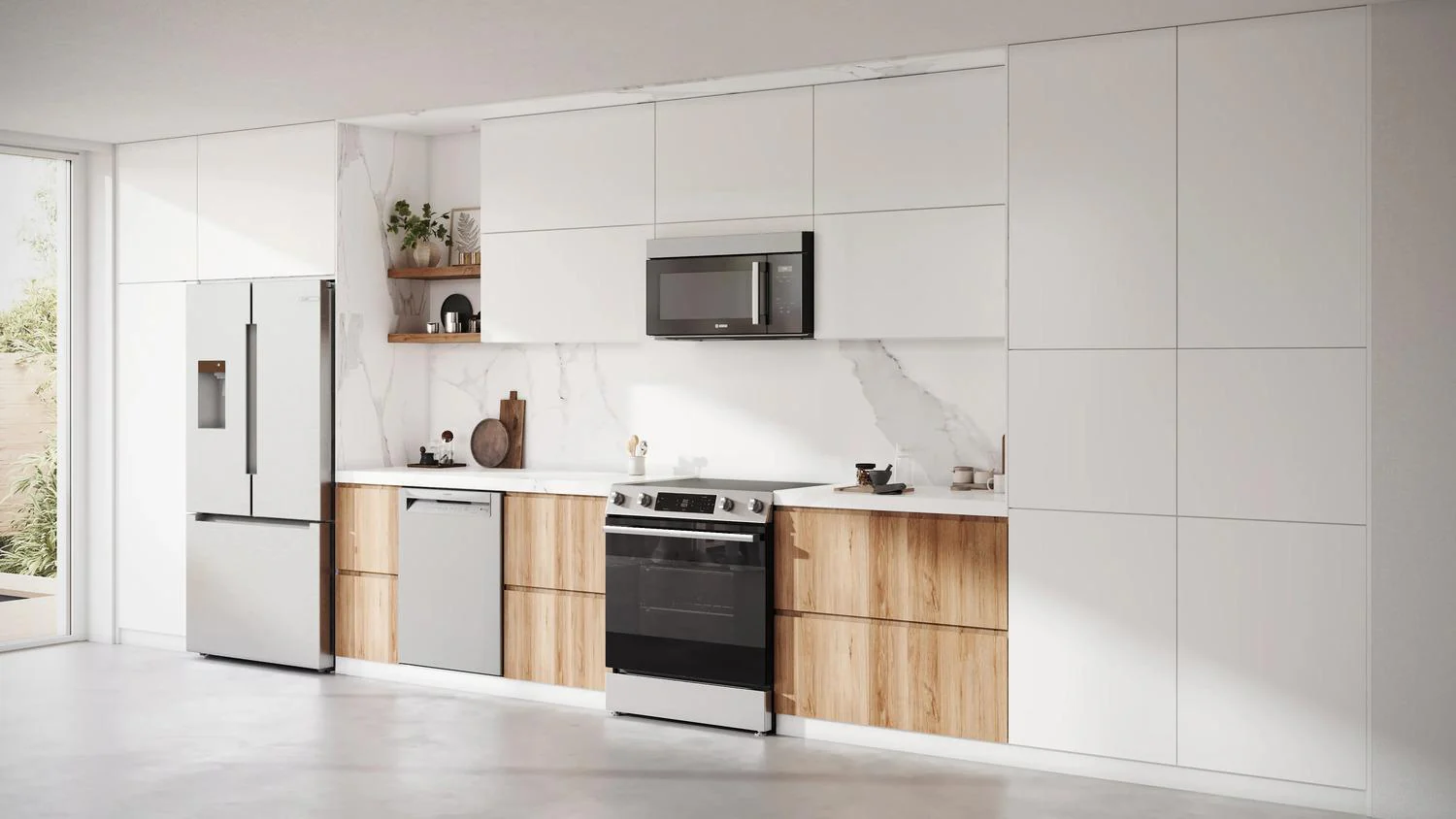 Bosch HEF1050MU 100 Series, Freestanding electric cooker, 30'', Stainless steel - Image 2