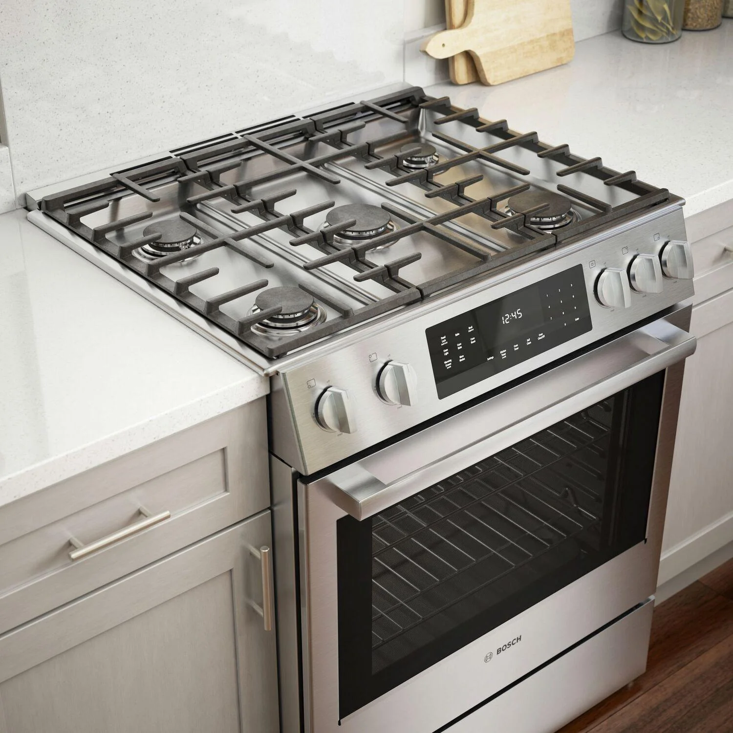 Bosch HGI8056UC 800 Series, Gas slide-in range, 30'', Stainless steel - Image 9