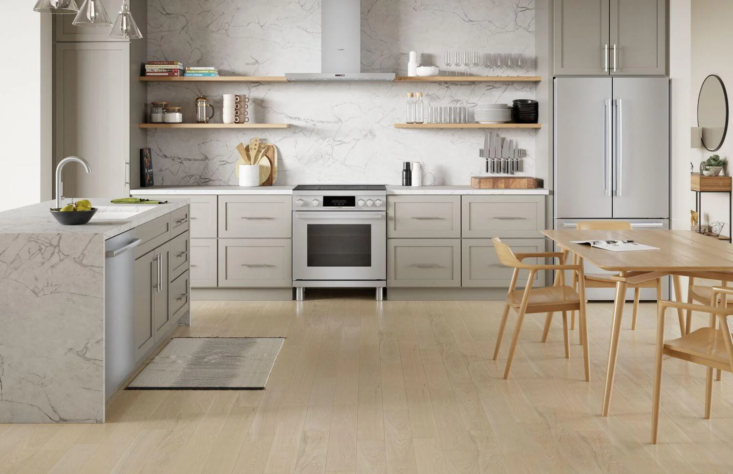 Bosch HIS8055U 800 Series, Induction freestanding range cooker, Stainless steel - Image 14