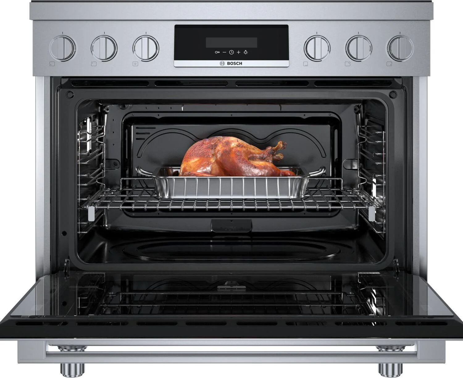 Bosch HIS8655U 800 Series, Induction freestanding range cooker, 36'', Stainless steel - Image 9