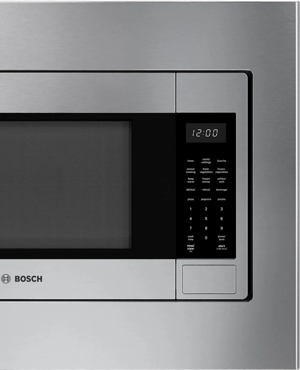 Bosch HMB30155UC 300 Series, Built-In Microwave, 24'', Door Hinge: left, Stainless steel - Image 4