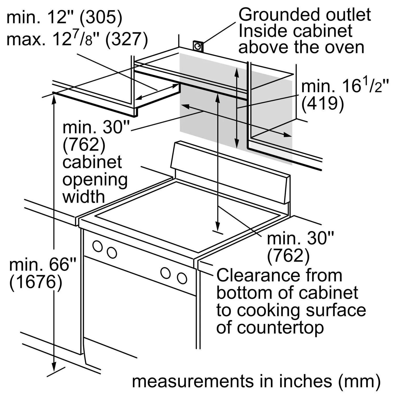 Bosch HMV3054U 300 Series, Over-The-Range Microwave, 30'', Door Hinge: left, Stainless steel - Image 9