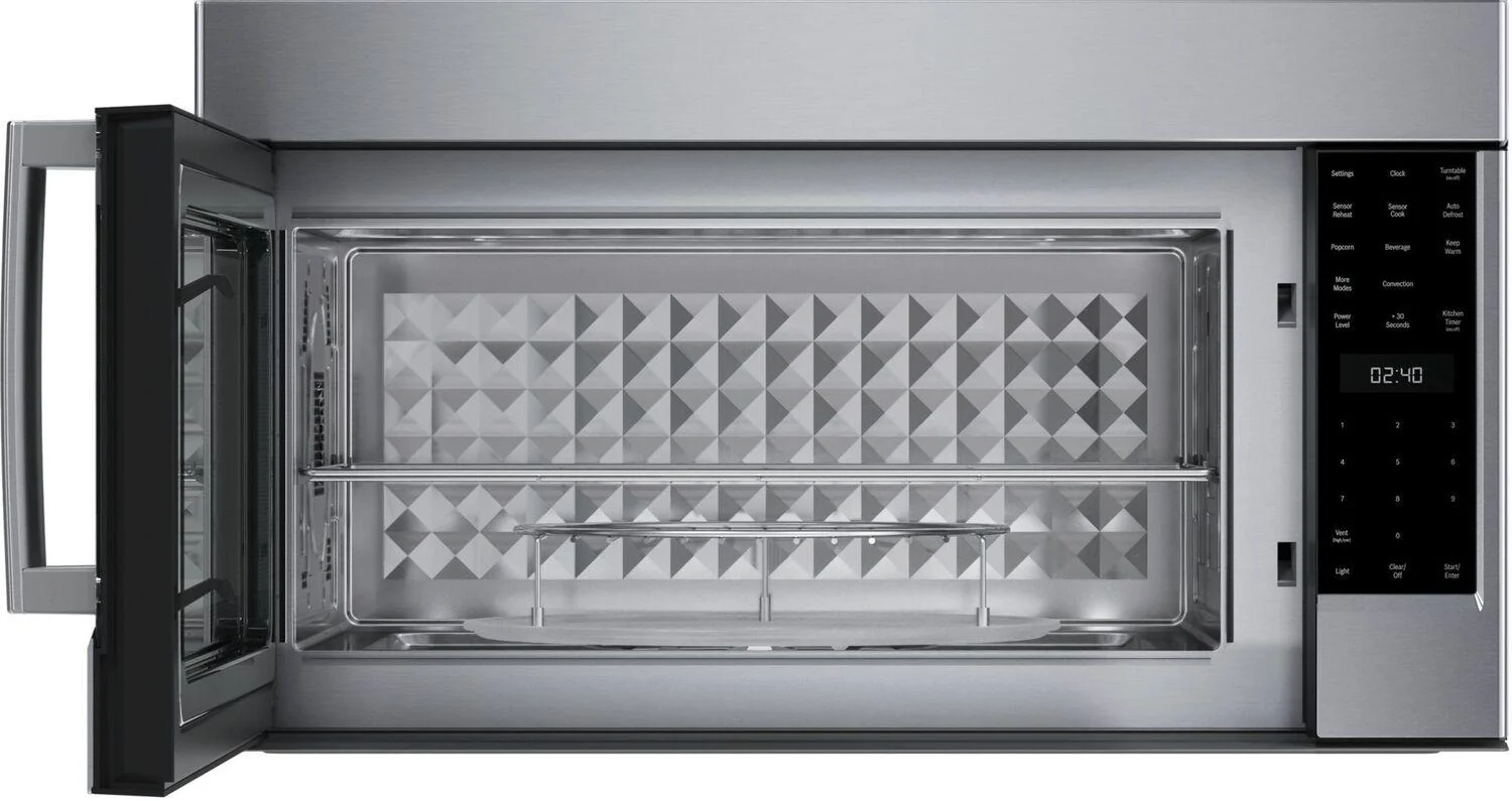 Bosch HMV8054U 800 Series, Over-The-Range Microwave, 30'', Door Hinge: left, Stainless steel - Image 3