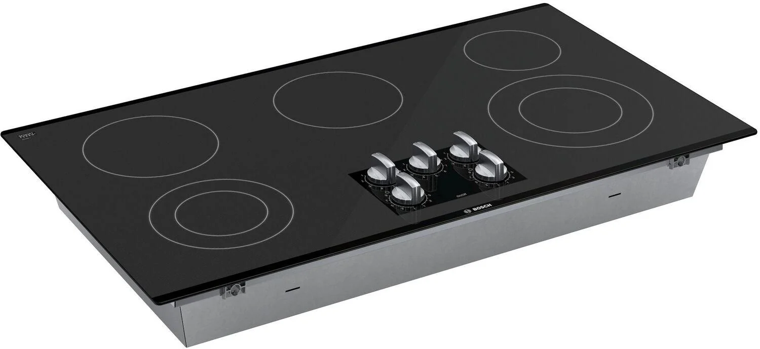 Bosch NEM5666UC 500 Series, 36" KNOB CNT, 5 ELEMENT, ELEC. C-TOP BLACK - Image 6