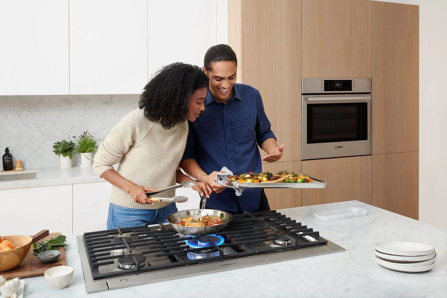 Bosch NGM8659UC 800 Series, Gas hob, 36'', Stainless steel - Image 12