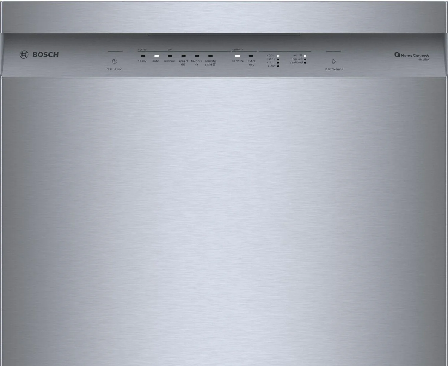 Bosch SHE41CM5N 100 Series, built-under dishwasher, 24'', Brushed steel anti-fingerprint - Image 2