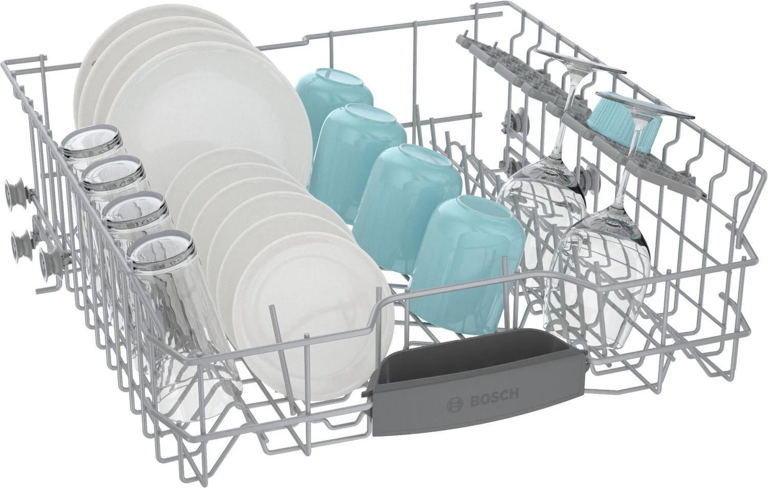 Bosch SHE4AEM2N 100 Plus Dishwasher 24" White - Image 7