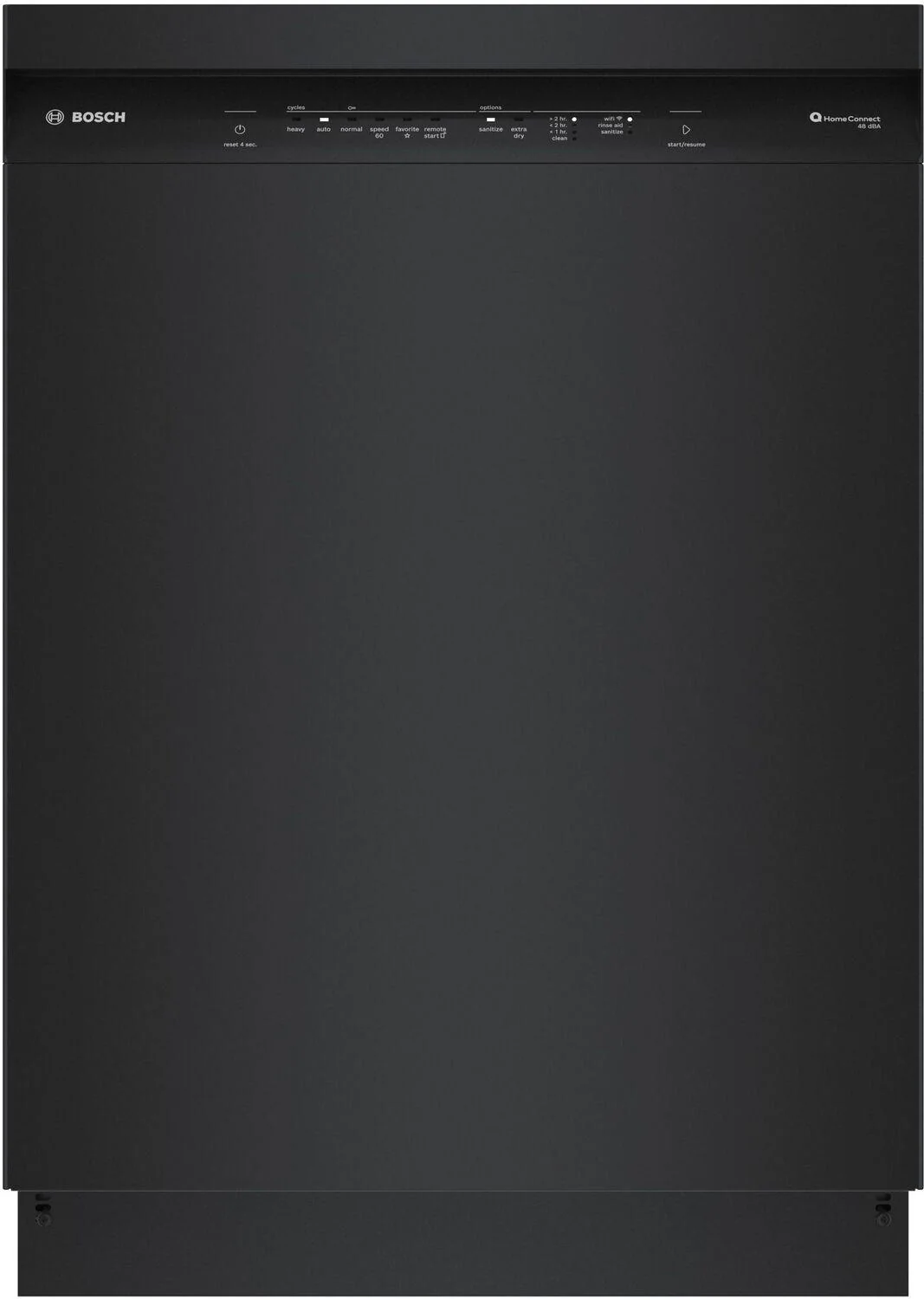 Bosch SHE4AEM6N 100 Plus Dishwasher 24" Black