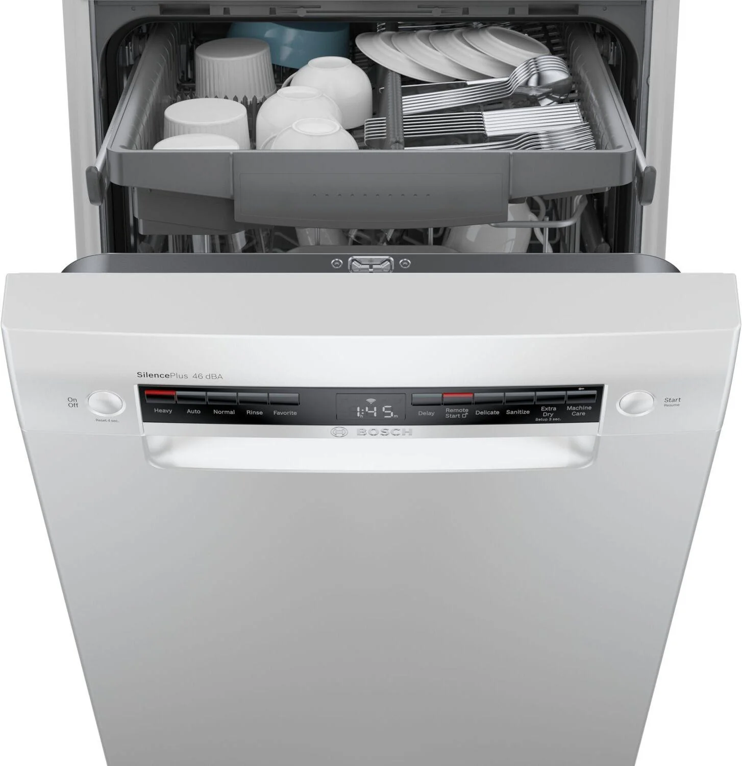 Bosch SPE53C52UC 300 Series Dishwasher 17 3/4" White - Image 3