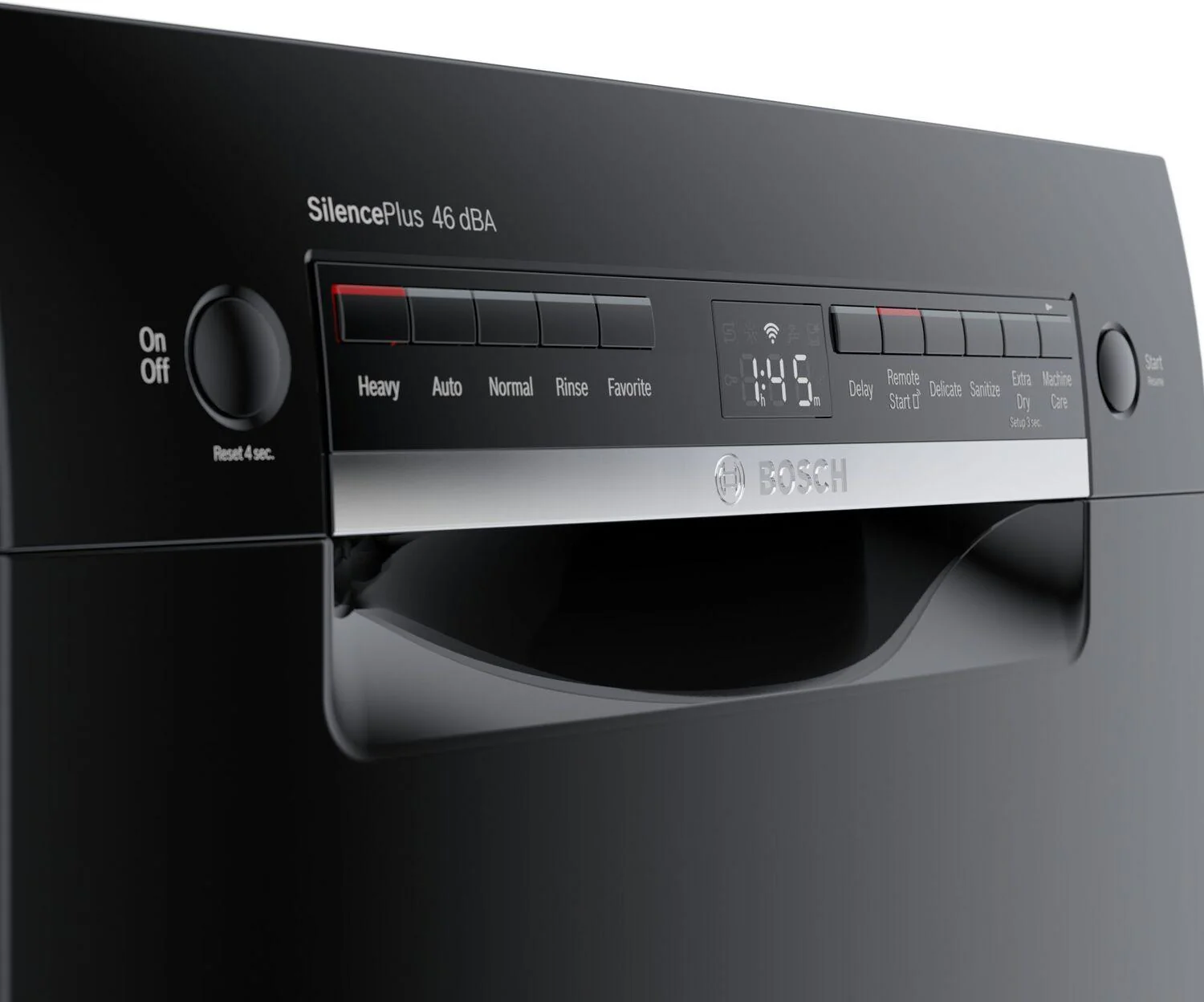 Bosch SPE53C56UC 300 Series Dishwasher 17 3/4" Black - Image 3