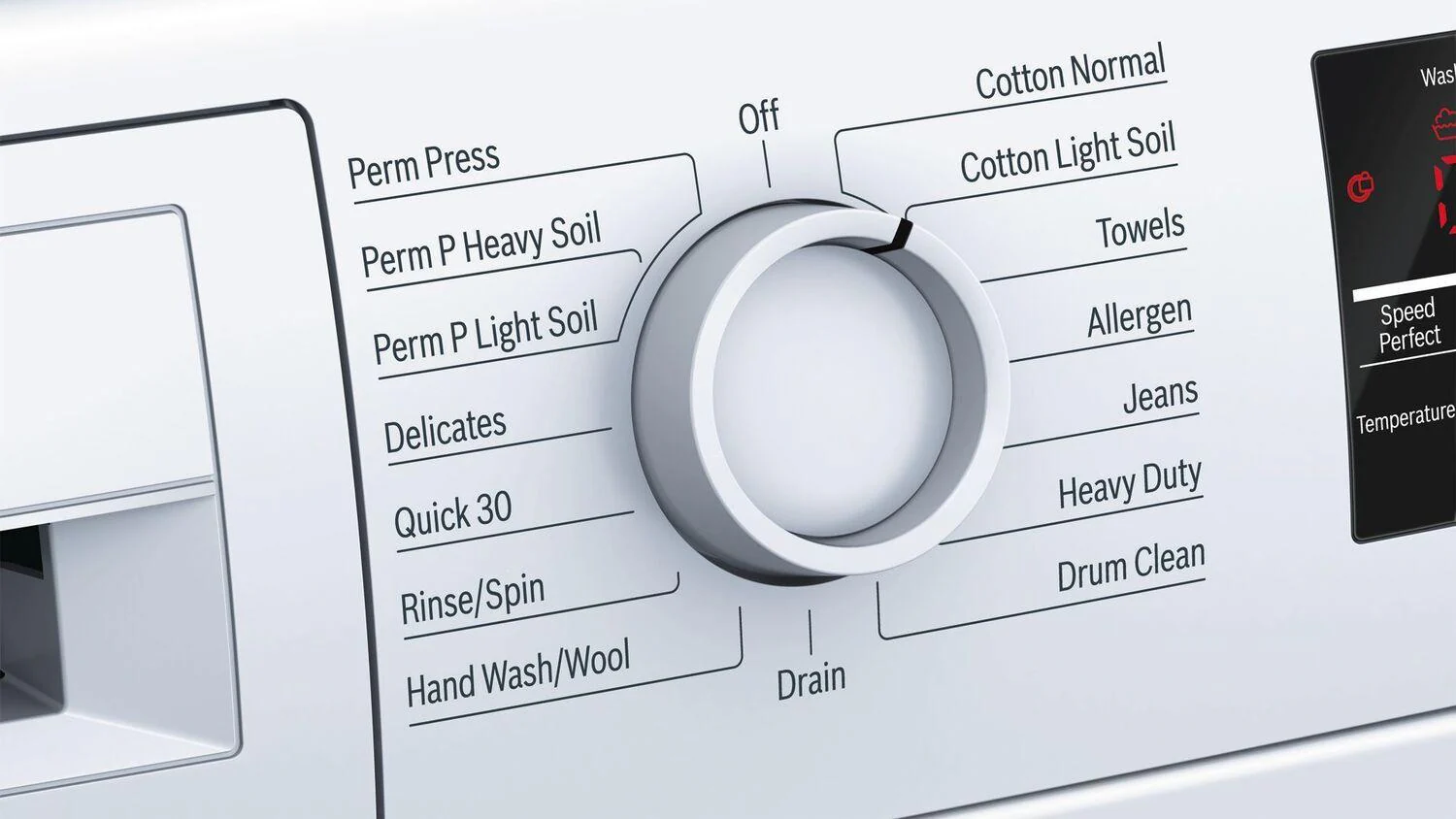 Bosch WGA12400UC 300 Series Compact Washer , White - Image 8