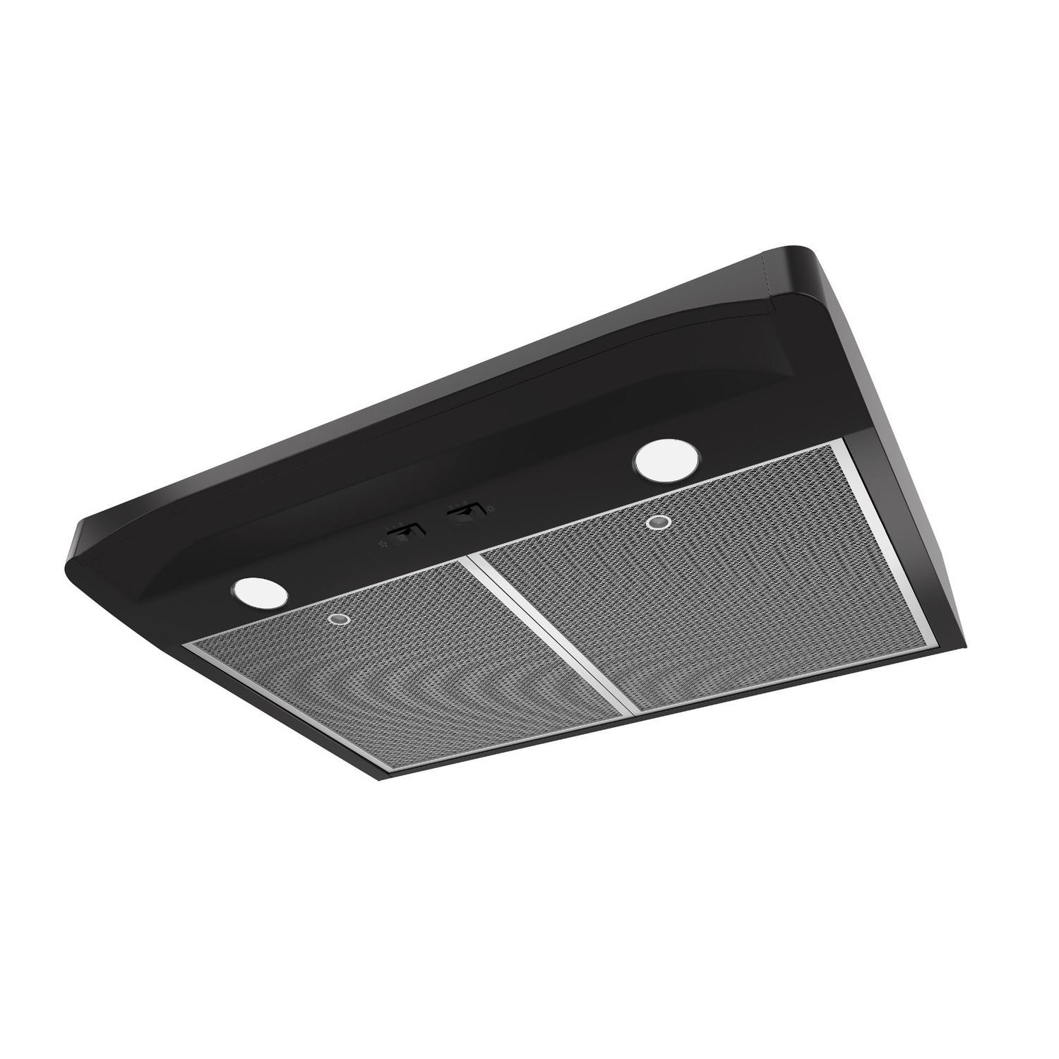 ALT130BL Broan® Elite 30-Inch Convertible Under-Cabinet Range Hood, Black - Image 4