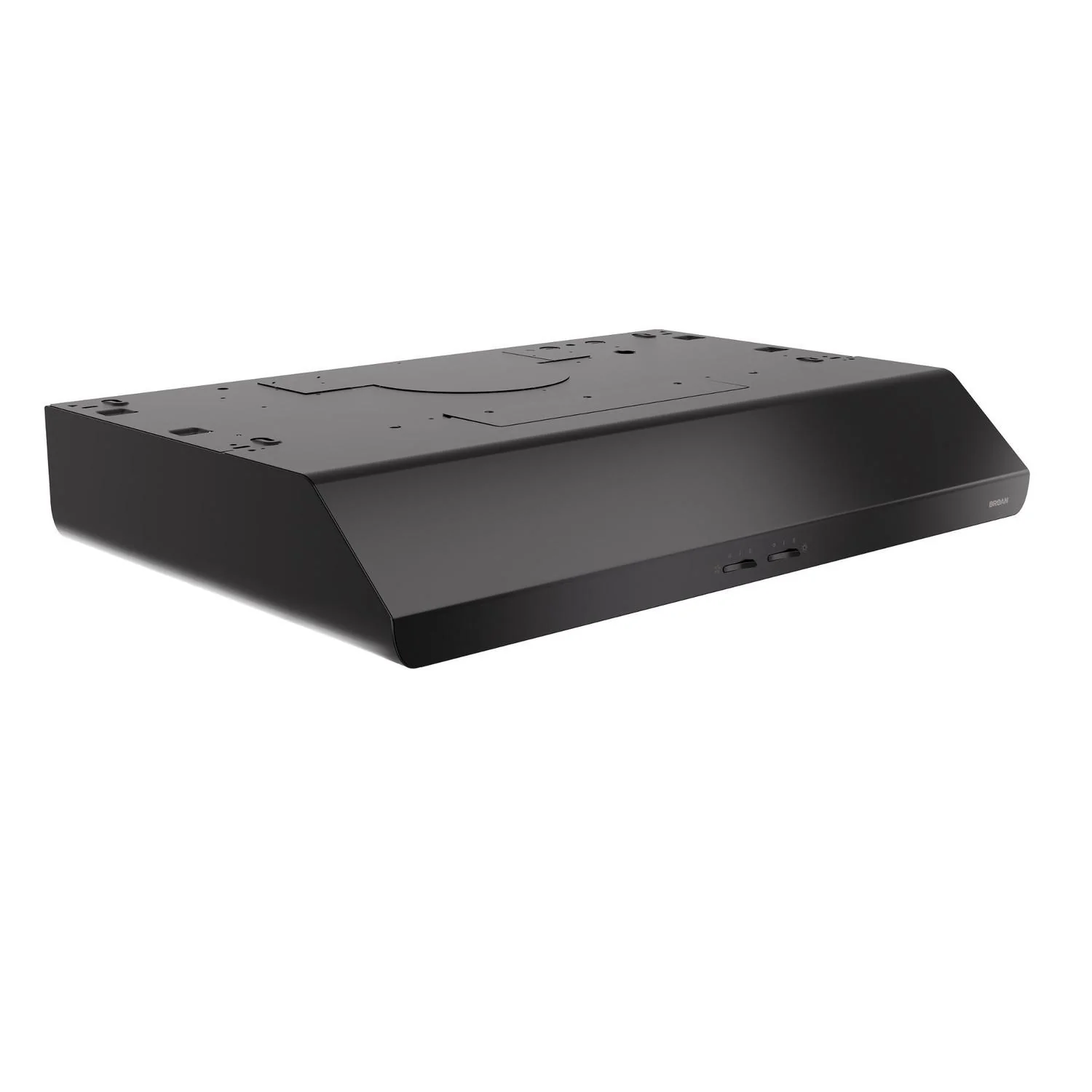 BKSH130BL Broan 30-Inch 300 Max Blower CFM 5.0 Sones Black Range Hood - Image 3