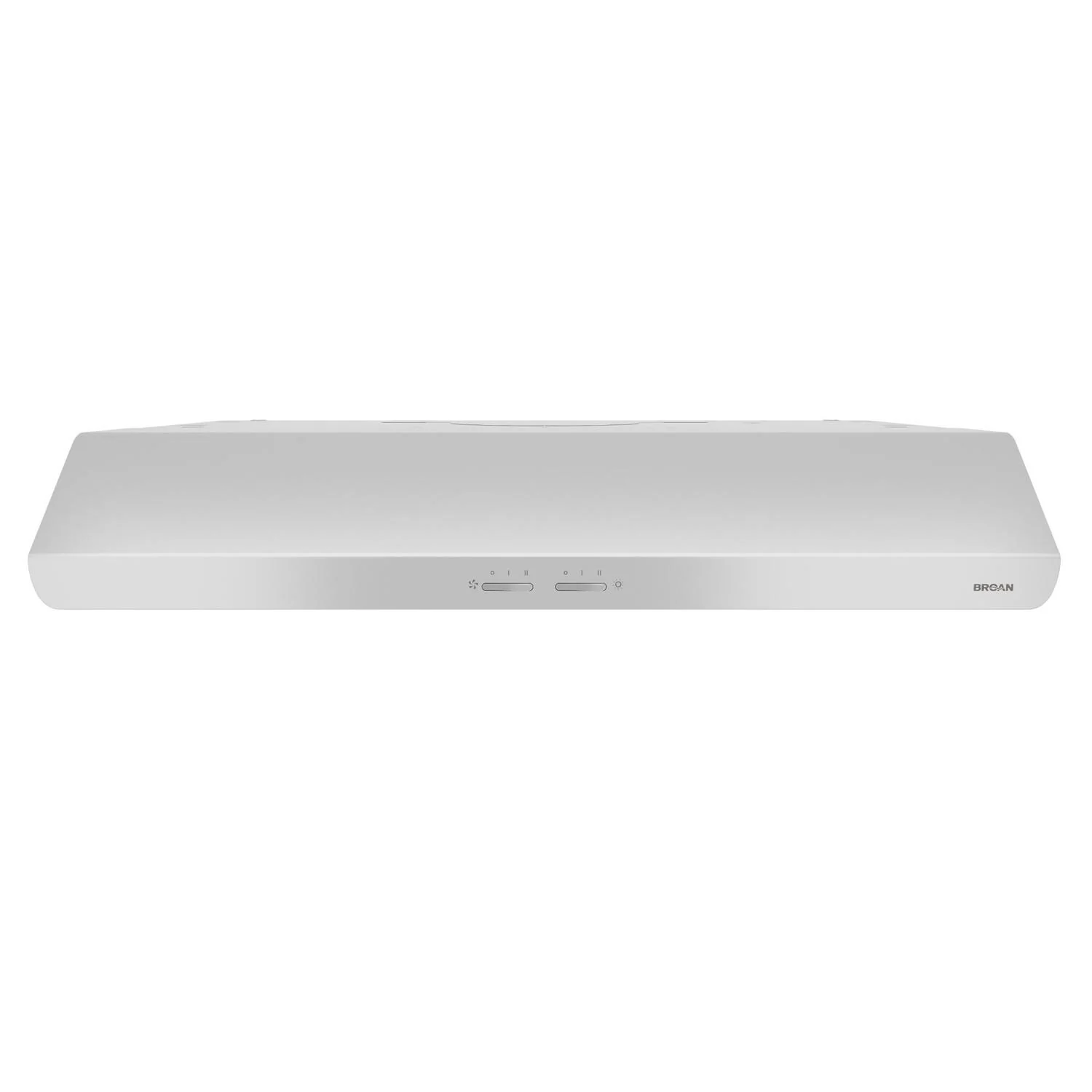 Broan 30-Inch 300 Max Blower CFM 5.0 Sones White Range Hood - Image 4
