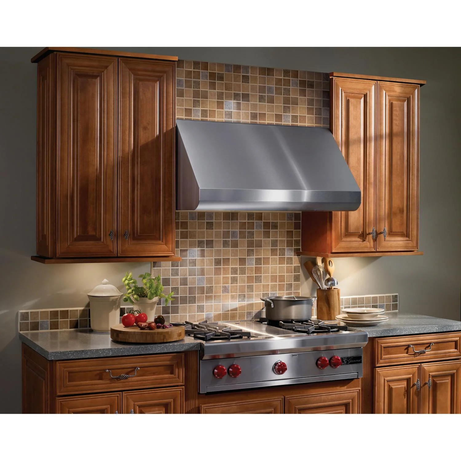 Broan E60E42SS **DISCONTINUED** Broan® Elite E60000 42-inch Canopy Wall-Mount Range Hood Stainless Steel - Image 2