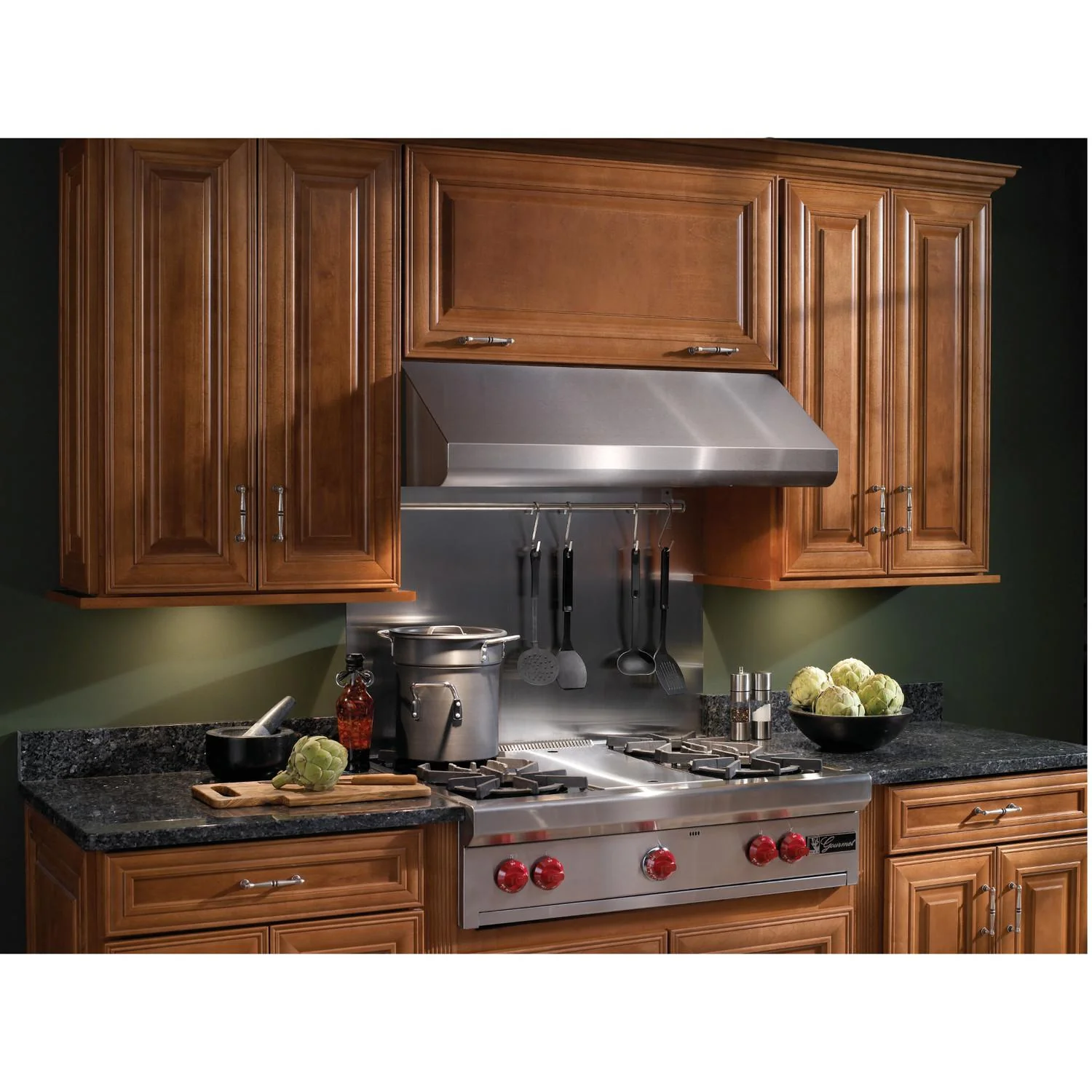 E6448SS Broan® Elite E64000 Series 48-Inch Pro-Style Under-Cabinet Range Hood 650 Max Blower CFM, Stainless Steel - Image 2
