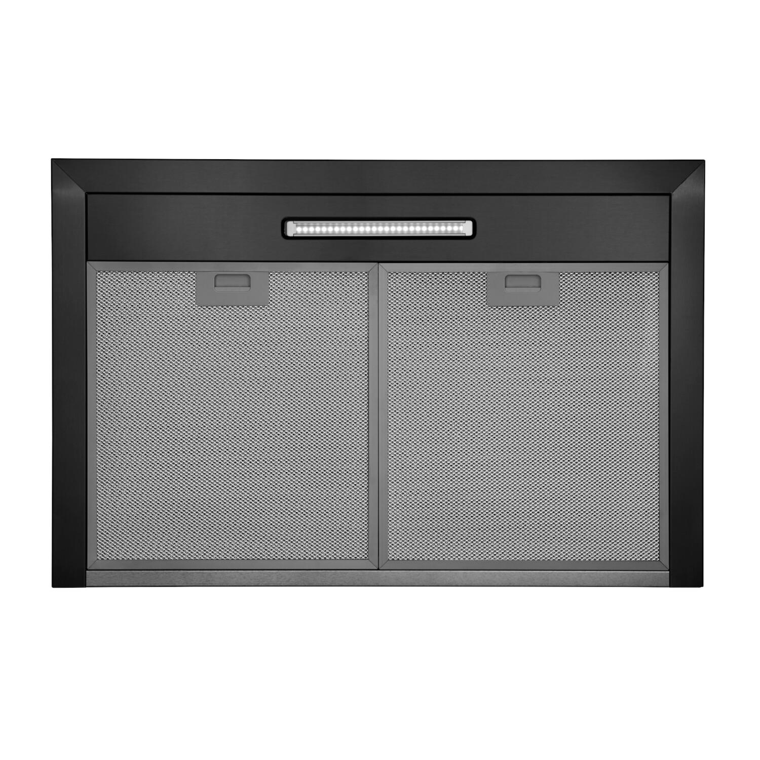 EW4336BLS Broan® Elite EW43 Series 36-Inch Convertible T-Style Chimney Range Hood, 460 Max Blower CFM, Black Stainless Steel - Image 5