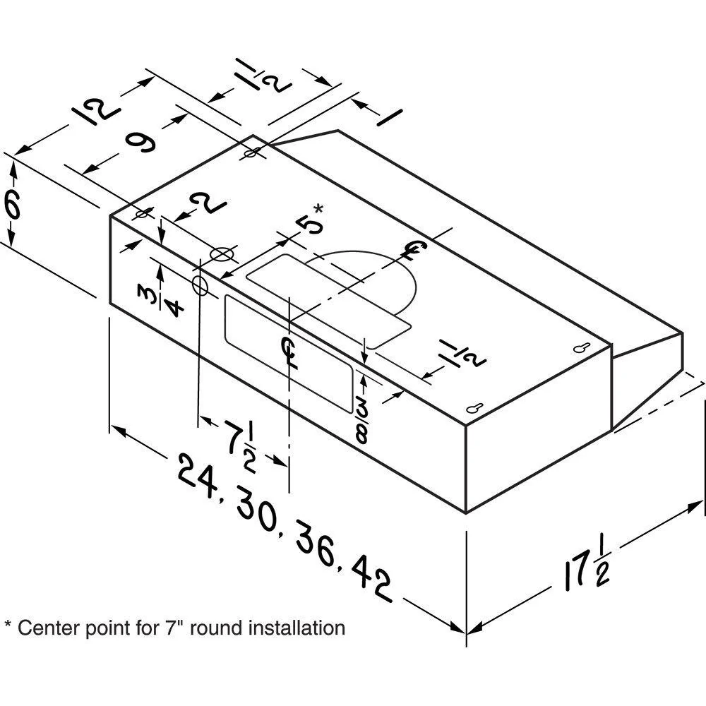 F402404 Broan® 24-Inch Convertible Under-Cabinet Range Hood, 160 CFM, Stainless Steel - Image 6