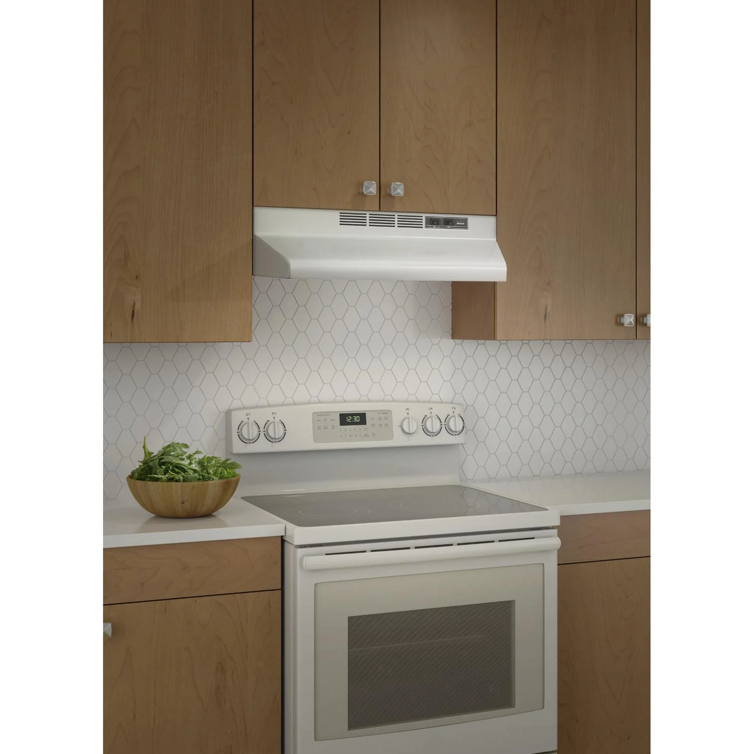 Broan® 30-Inch Convertible Under-Cabinet Range Hood, 230 Max Blower CFM, White - Image 2