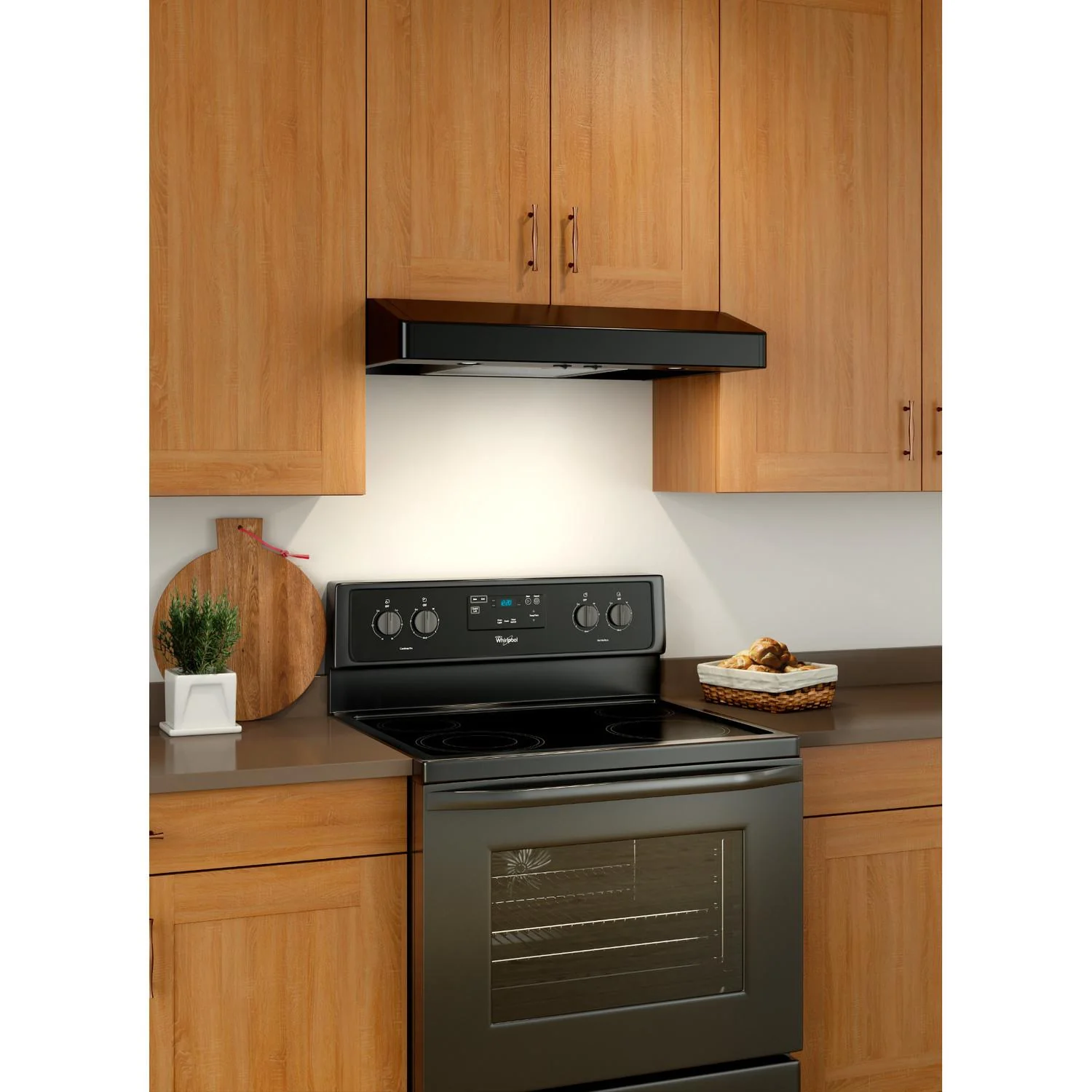 Broan® Elite 30-Inch Convertible Under-Cabinet Range Hood, Black - Image 2