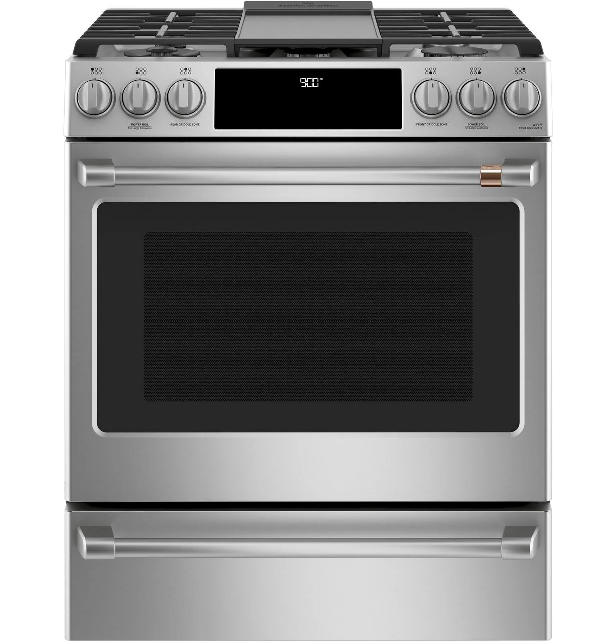 Cafe C2S900P2MS1 CAF(EBACK)™ 30" Smart Slide-In, Front-Control, Dual-Fuel Range with Warming Drawer - Image 15