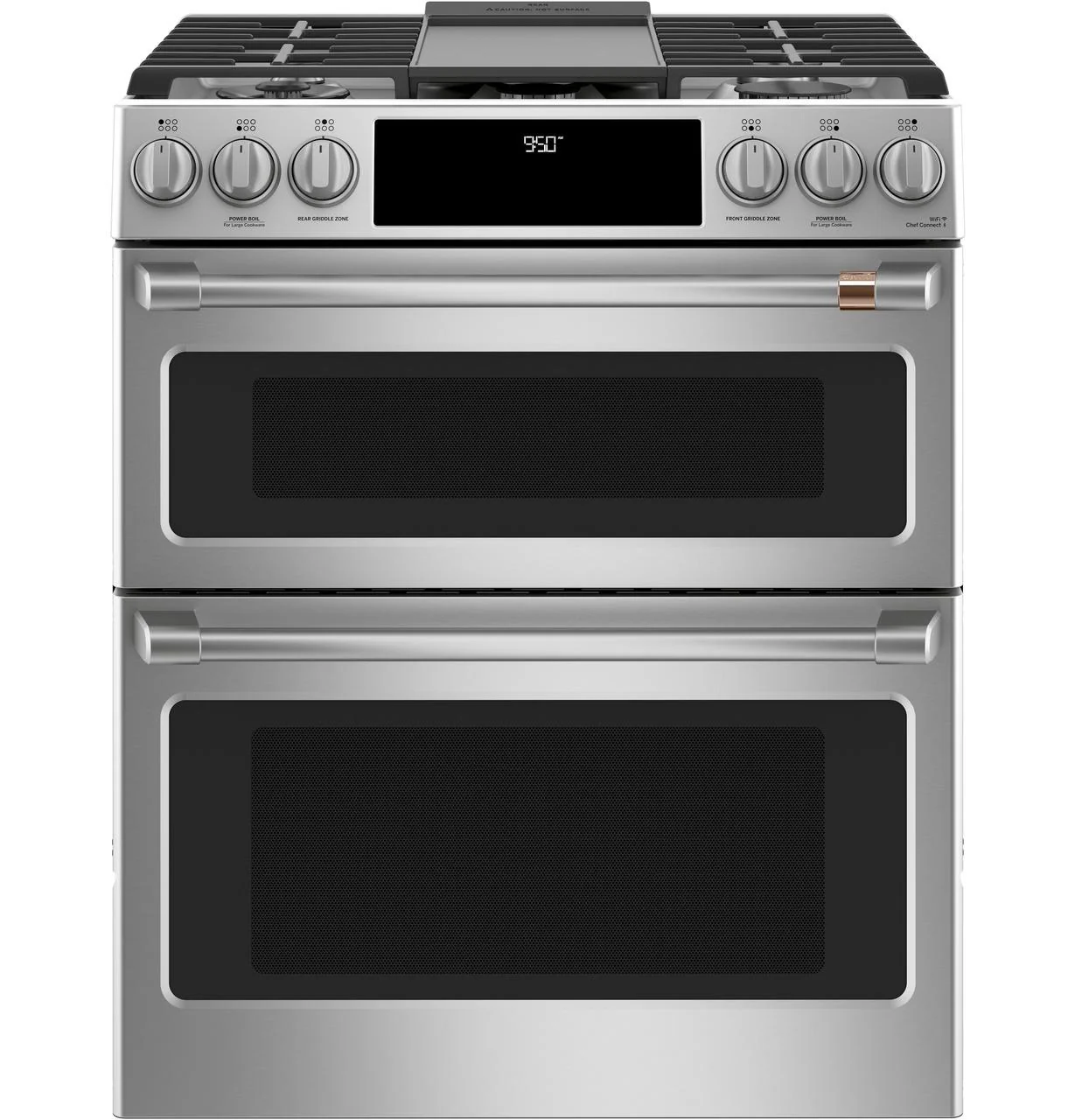 Cafe C2S950P2MS1 CAF(EBACK)™ 30" Smart Slide-In, Front-Control, Dual-Fuel, Double-Oven Range with Convection - Image 8